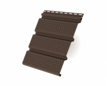 Софит T4 полностью перфорированный Grand Line 3,0 Коричневый