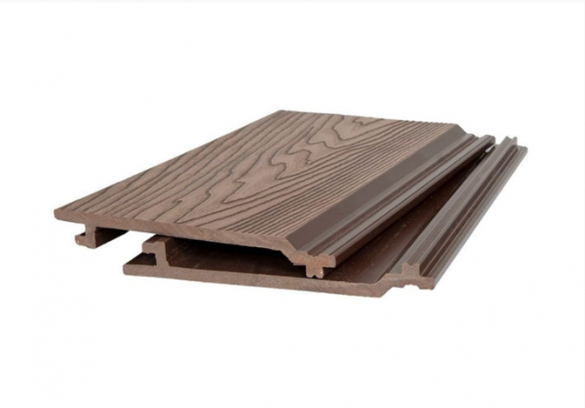 Сайдинг ДПК серия MURUS 155х21 мм, цвет светло-коричневый